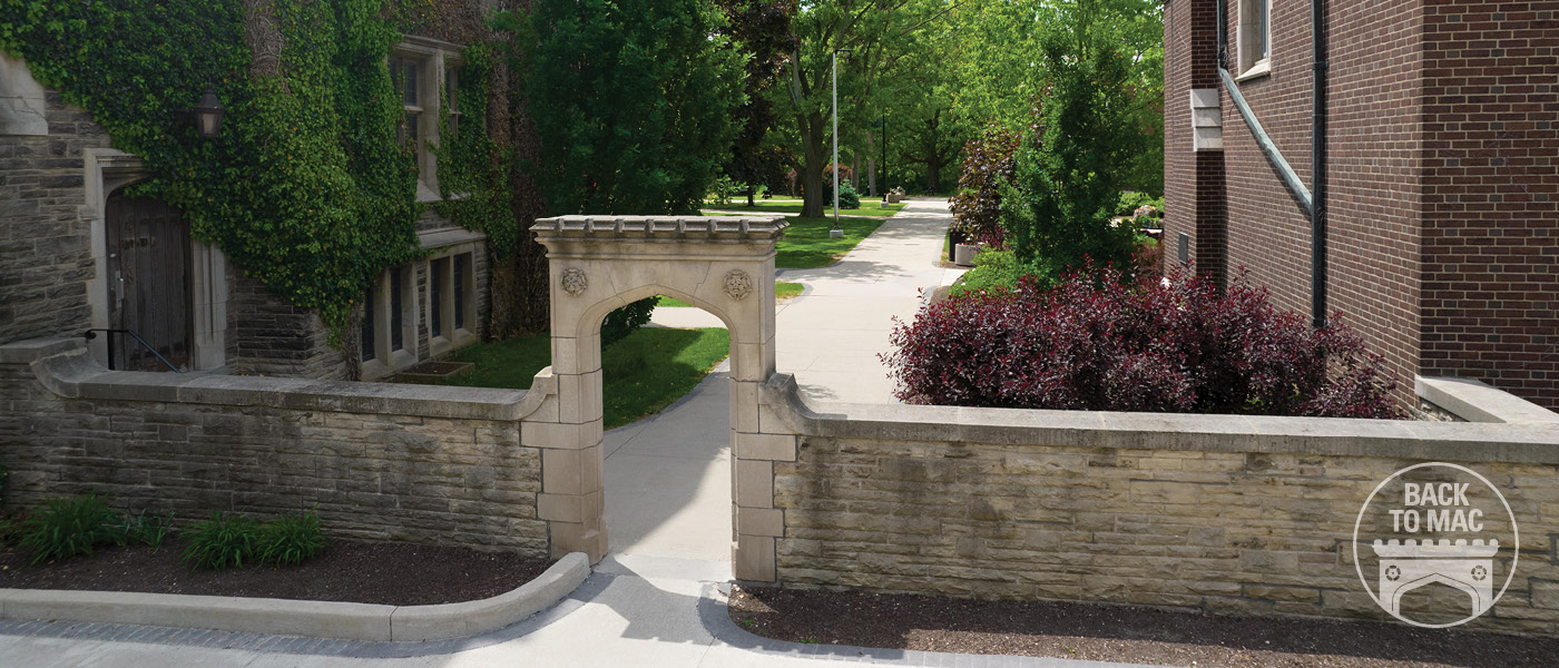 Arch on McMaster's main campus