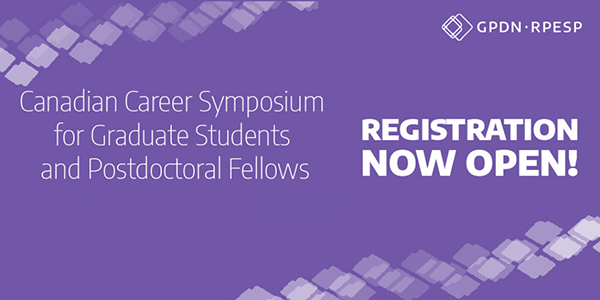 Career Symposium for graduate students and postdocs - registration open